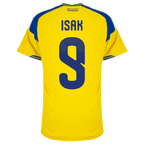 Sweden ISAK #9 Home World Cup 2026 Jersey Player's Version Yellow Men's