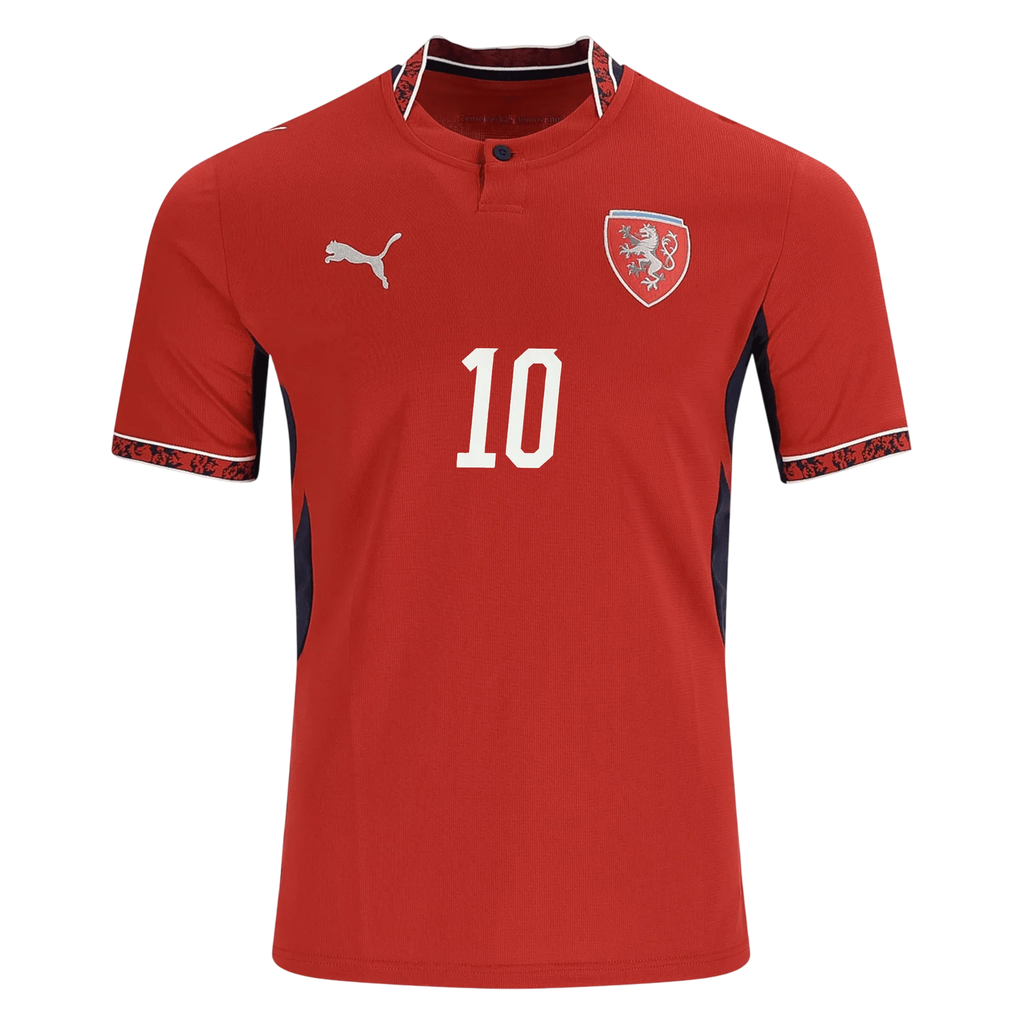 Czechia SCHICK #10 Home World Cup 2026 Jersey Red Men's