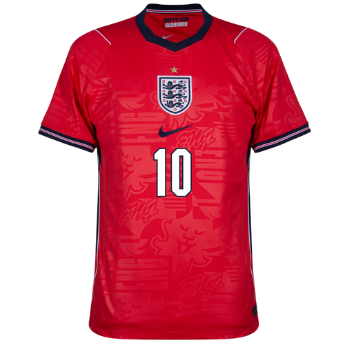 England BELLINGHAM #10 Away World Cup 2026 Jersey Red Men's