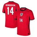 England HENDERSON #14 Away World Cup 2026 Jersey Red Men's