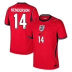 England HENDERSON #14 Away World Cup 2026 Jersey Red Men's