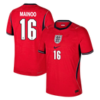 England MAINOO #16 Away World Cup 2026 Jersey Red Men's
