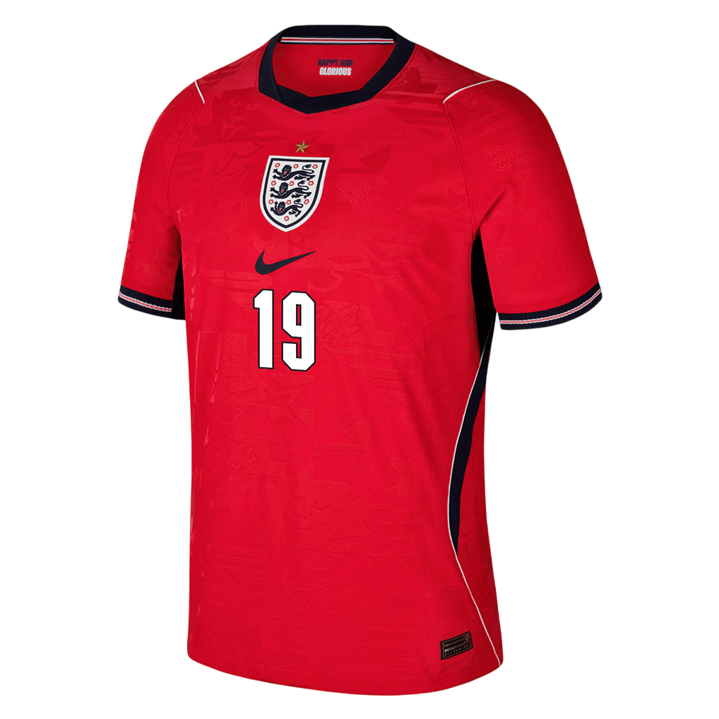 England WATKINS #19 Away World Cup 2026 Jersey Red Men's