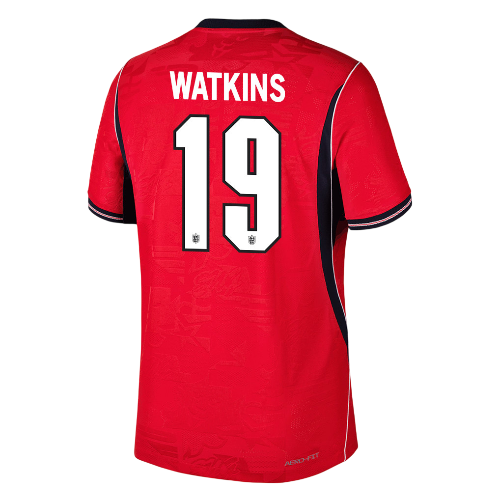 England WATKINS #19 Away World Cup 2026 Jersey Red Men's