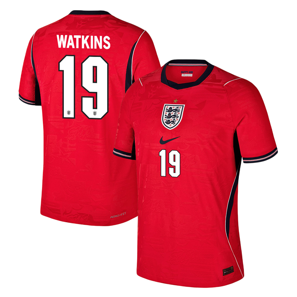 England WATKINS #19 Away World Cup 2026 Jersey Red Men's