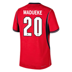 England MADUEKE #20 Away World Cup 2026 Jersey Red Men's