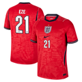 England EZE #21 Away World Cup 2026 Jersey Red Men's