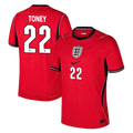 England TONEY #22 Away World Cup 2026 Jersey Red Men's