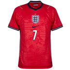England BUKAYO SAKA #7 Away World Cup 2026 Jersey Red Men's