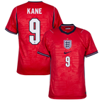 England HARRY KANE #9 Away World Cup 2026 Jersey Red Men's