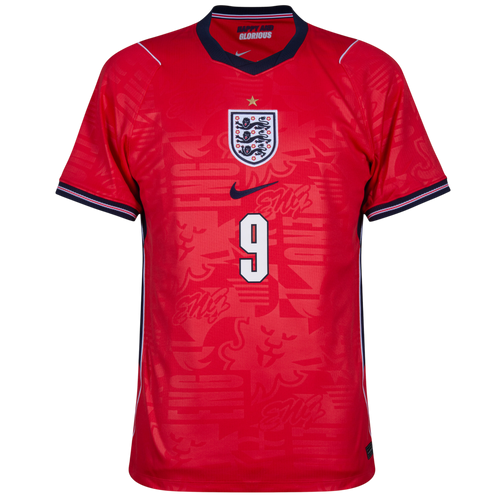 England HARRY KANE #9 Away World Cup 2026 Jersey Red Men's