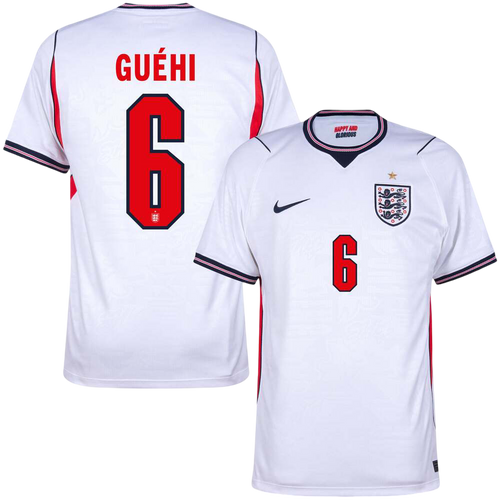 England GUÉHI #6 Home World Cup 2026 Jersey White Men's