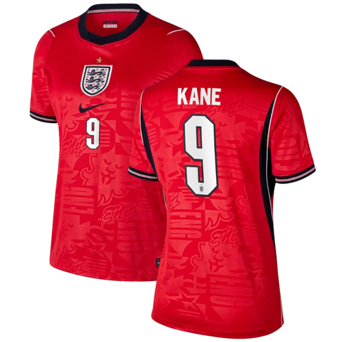 England KANE #9 Away World Cup 2026 Jersey Red Women's