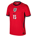England BURN #15 Away World Cup 2026 Jersey Red Men's