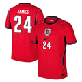 England JAMES #24 Away World Cup 2026 Jersey Red Men's