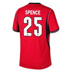 England SPENCE #25 Away World Cup 2026 Jersey Red Men's