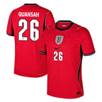 England QUANSAH #26 Away World Cup 2026 Jersey Red Men's