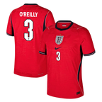 England O'REILLY #3 Away World Cup 2026 Jersey Red Men's