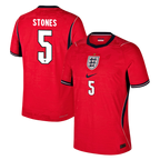 England STONES #5 Away World Cup 2026 Jersey Red Men's