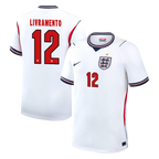 England LIVRAMENTO #12 Home World Cup 2026 Jersey White Men's