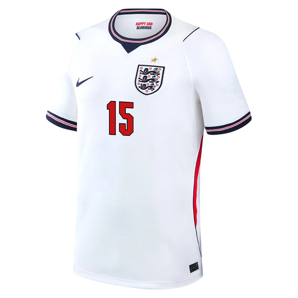 England BURN #15 Home World Cup 2026 Jersey White Men's