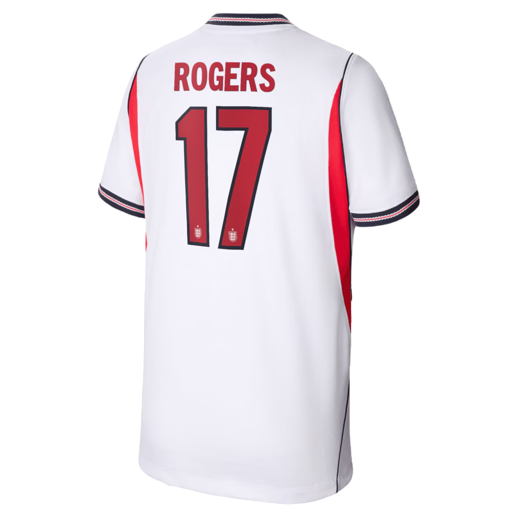 England ROGERS #17 Home World Cup 2026 Jersey White Men's