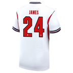 England JAMES #24 Home World Cup 2026 Jersey White Men's