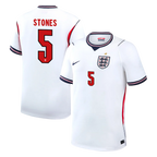 England STONES #5 Home World Cup 2026 Jersey White Men's