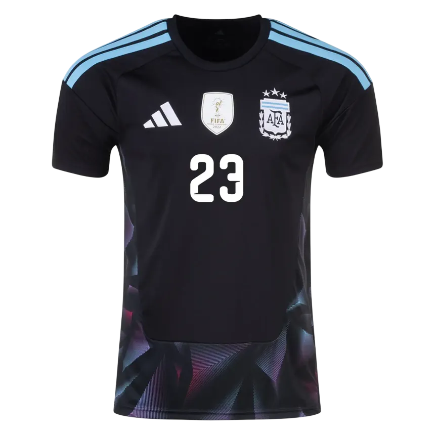 Argentina EMI MARTINEZ #23 World Cup 2026 Goalkeeper Jersey Black Men's