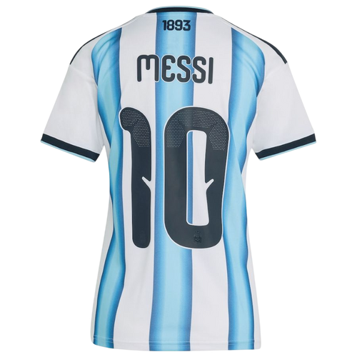 Argentina MESSI #10 Home World Cup 2026 Jersey White & Blue Women's