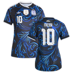 Argentina MESSI #10 Away World Cup 2026 Jersey Blue & Black Women's