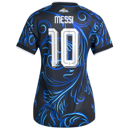 Argentina MESSI #10 Away World Cup 2026 Jersey Blue & Black Women's