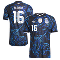 Argentina ALMADA #16 Away World Cup 2026 Jersey Blue & Black Men's
