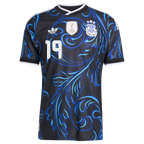 Argentina OTAMENDI #19 Away World Cup 2026 Jersey Blue & Black Men's