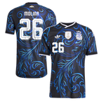 Argentina MOLINA #26 Away World Cup 2026 Jersey Blue & Black Men's