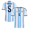 Argentina PAREDES #5 Home World Cup 2026 Jersey White & Blue Men's