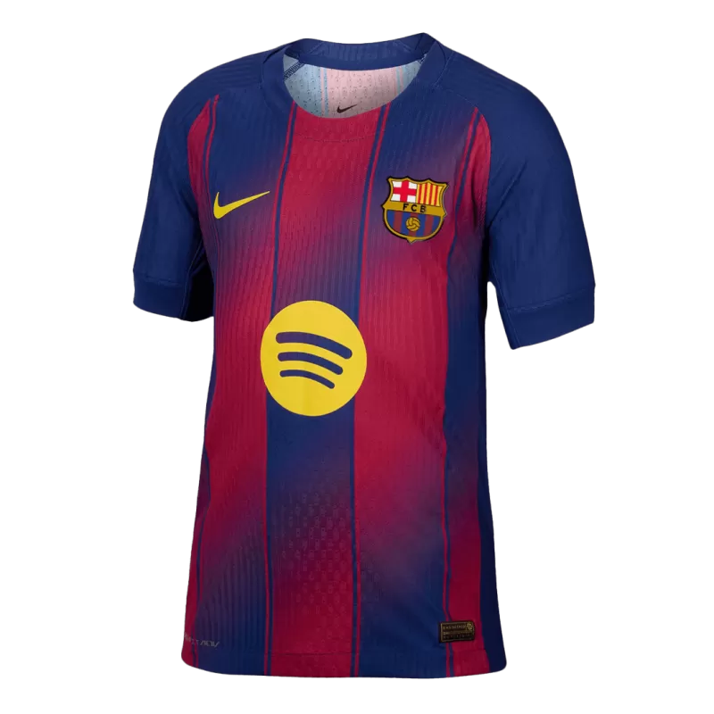 Barcelona Home 2025/26 Jersey Player's Version Red & Blue Men's