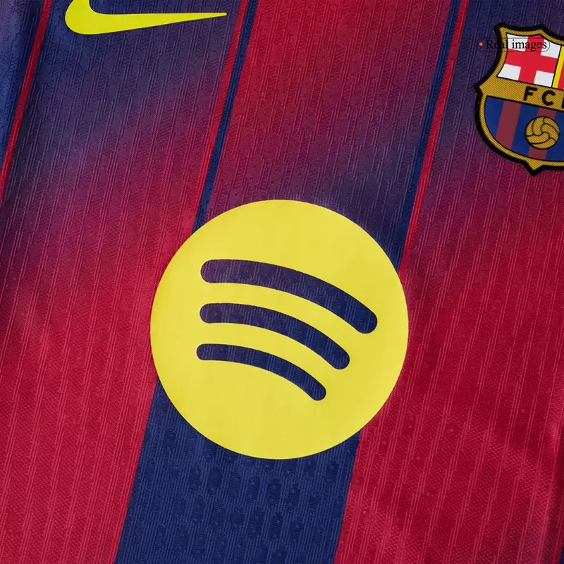 Barcelona Home 2025/26 Jersey Player's Version Red & Blue Men's