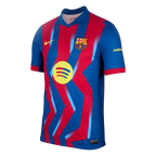 Barcelona Fourth 2025/26 Jersey Player's Version Red & Blue Men's