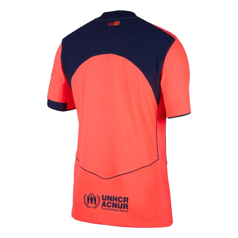 Barcelona Third 2025/26 Jersey Player's Version Orange Men's