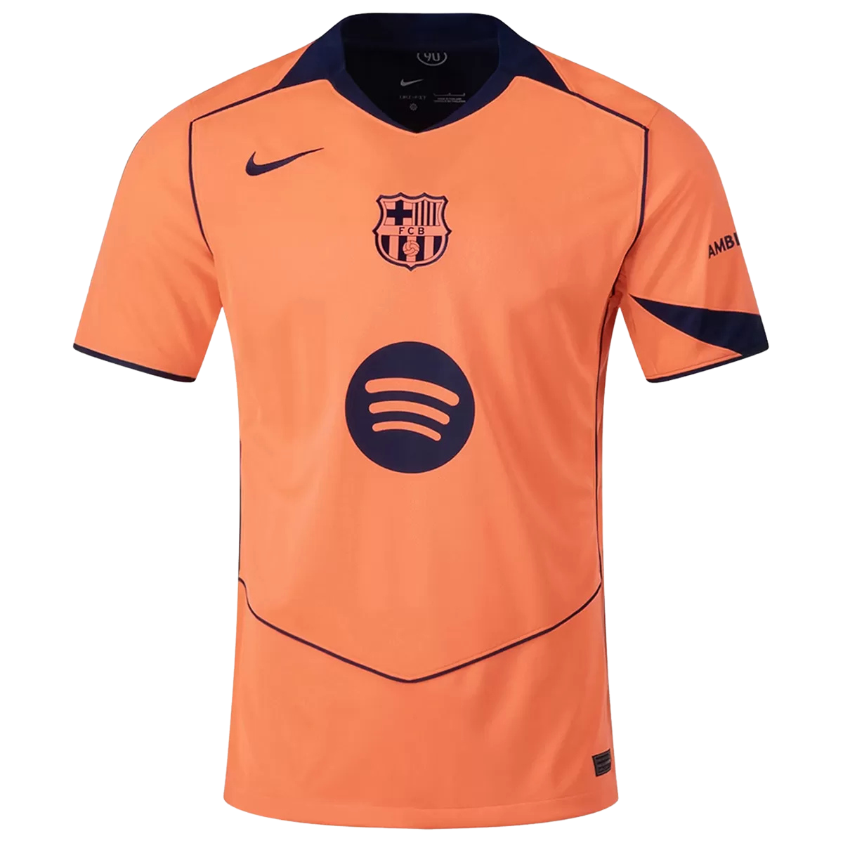 Barcelona Third 2025/26 Jersey Orange Men's