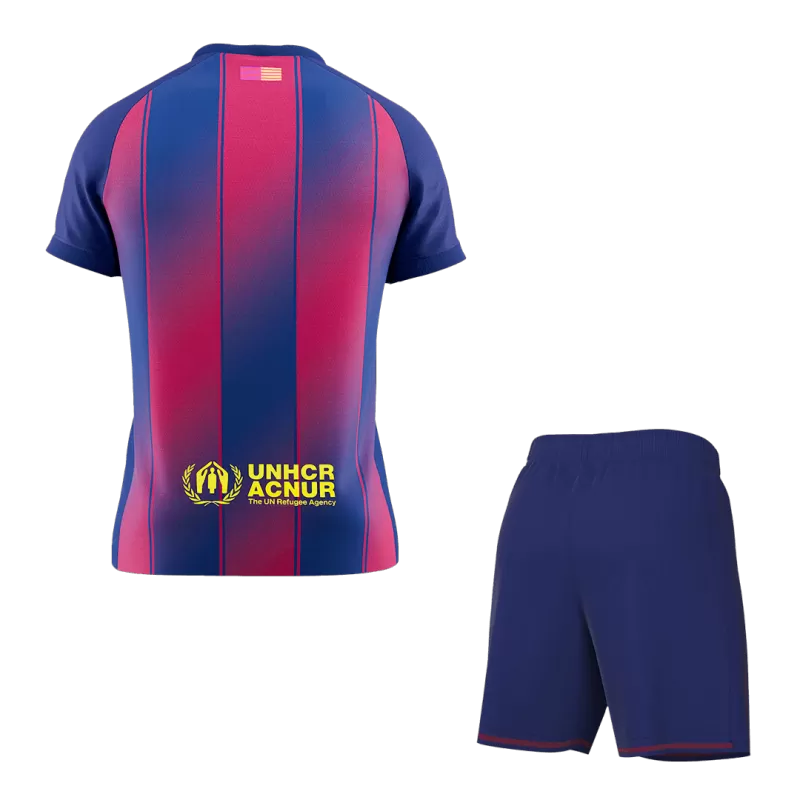 Barcelona Home 2025/26 Kit Red & Blue Men's