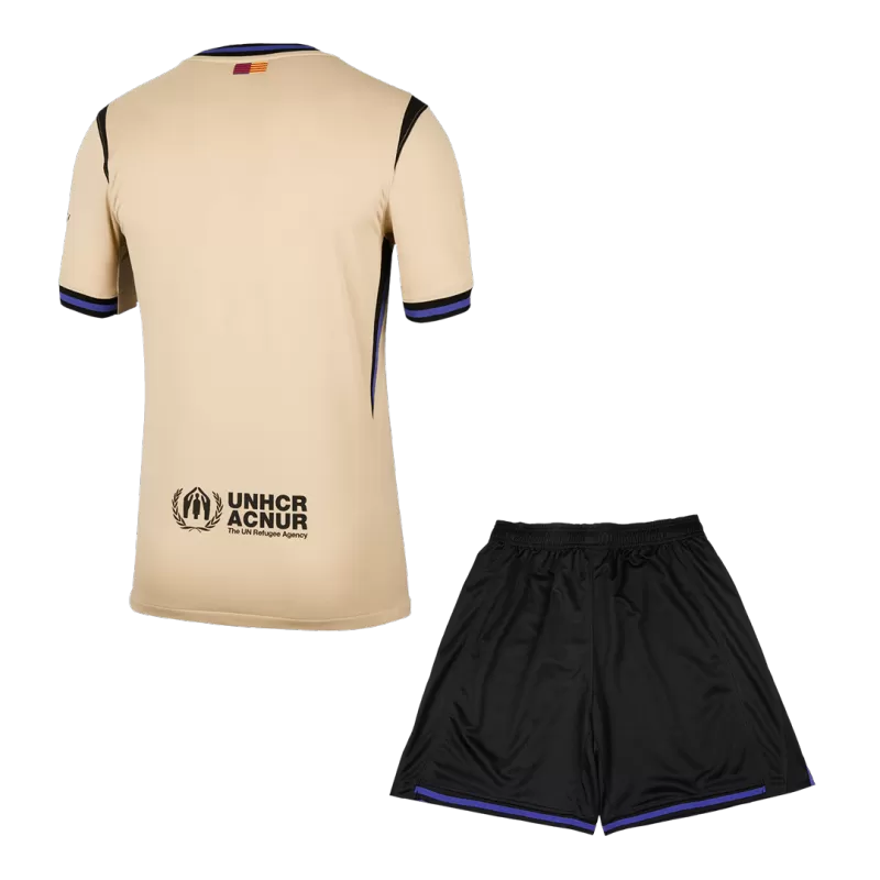 Barcelona Away 2025/26 Kit Beige Men's