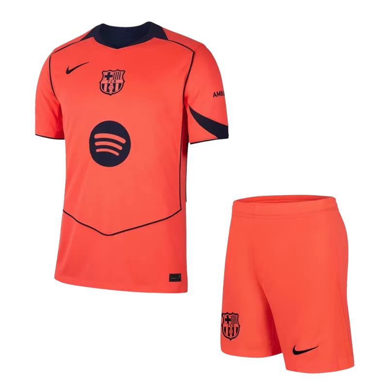 Barcelona Third 2025/26 Kit Orange Men's