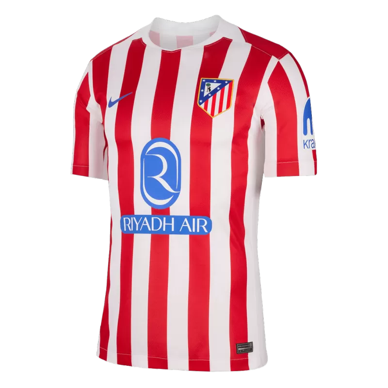 Atletico Madrid Home 2025/26 Jersey Red & White Men's