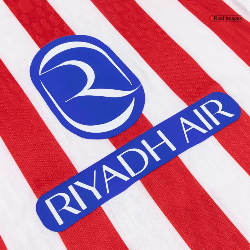 Atletico Madrid Home 2025/26 Jersey Player's Version Red & White Men's