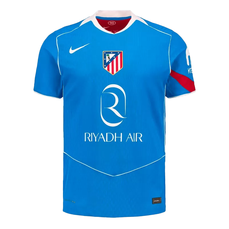 Atletico Madrid Third 2025/26 Jersey Player's Version Blue Men's