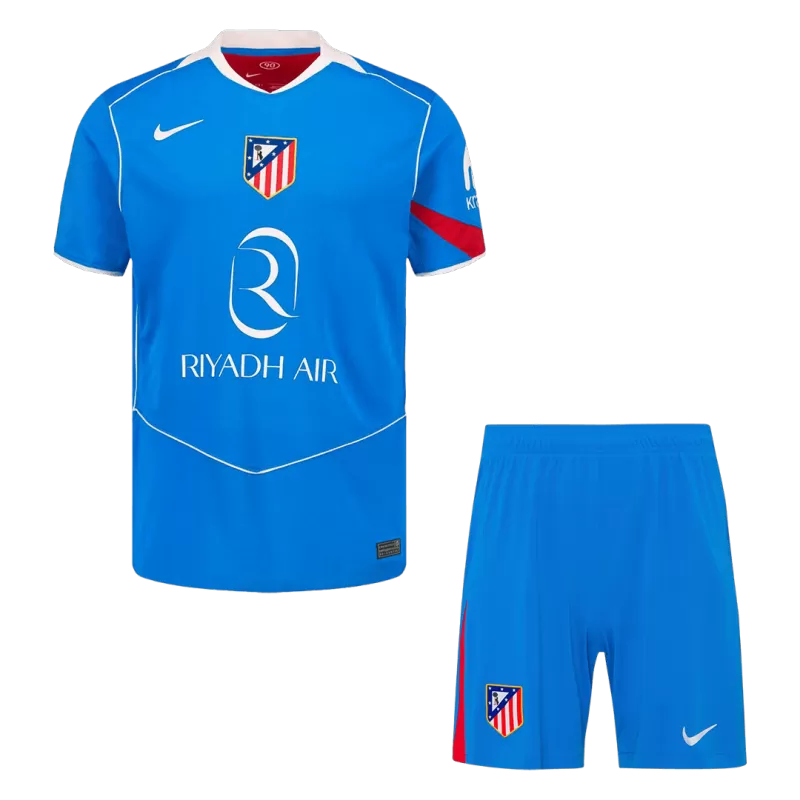 Atletico Madrid Third 2025/26 Kit Blue Men's