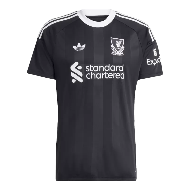 Liverpool 2025/26 Goalkeeper Jersey Black Men's