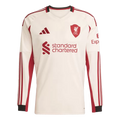 Liverpool Away 2025/26 Long Sleeve Jersey Beige Men's